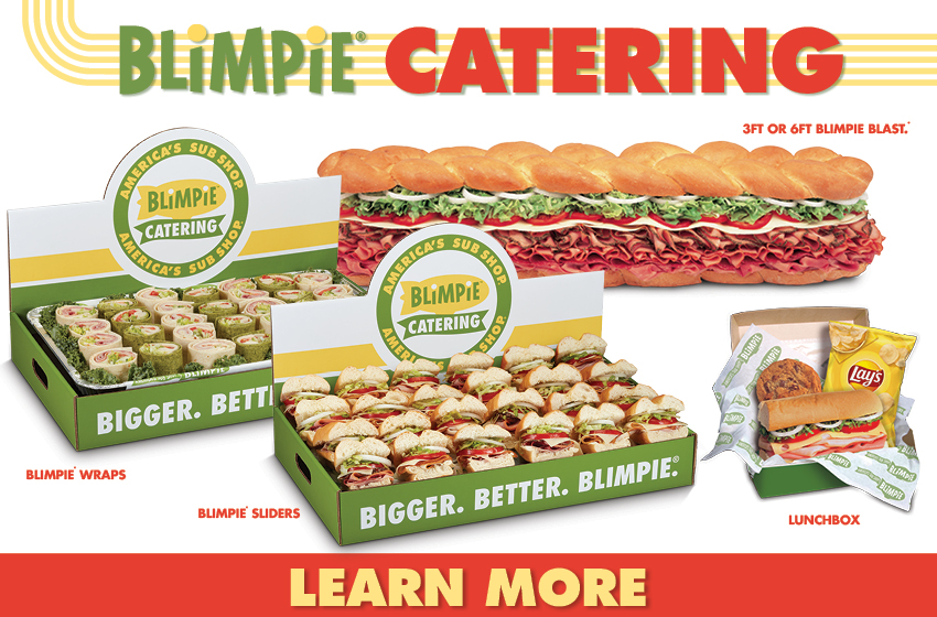 Blimpie Caters To You!